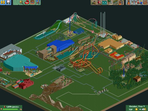 I Finally got Open RCT2! To celebrate, I've been recreating my childhood  home park, King's Dominion. : r/rct