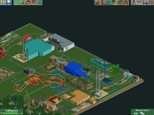 I Finally got Open RCT2! To celebrate, I've been recreating my childhood  home park, King's Dominion. : r/rct